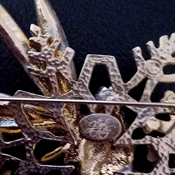 KIRKS FOLLY WINTER SNOWFLAKE FAIRY BROOCH - Picture 5 of 8